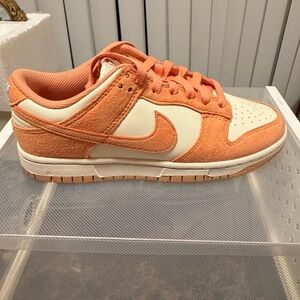 Nike Women's Sneakers in Orange and Cream